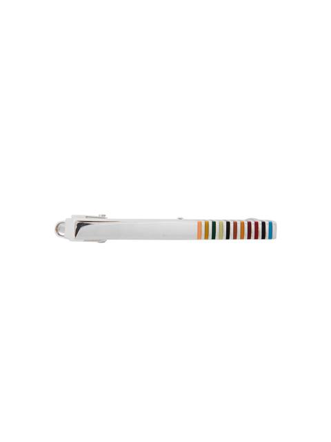 Paul Smith Signature Stripe Enamelled tie pin