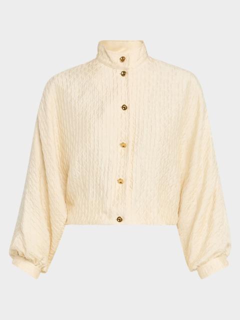 Benedetta Fluid Diamond Cloquet Jacket