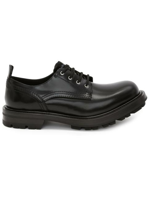 Alexander McQueen Worker Lace Up Black