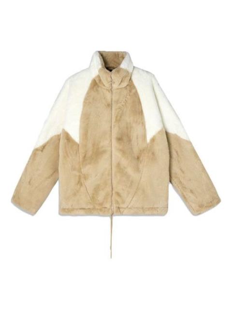 adidas originals Unisex Speed Fur Jacket Brown HF0702