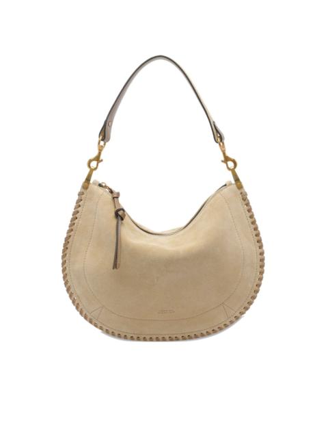 Oskan Soft suede zip-fastening shoulder bag