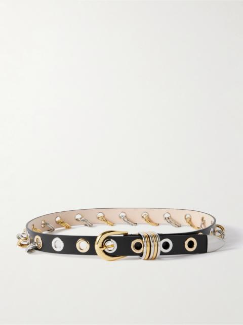 Revenge Embellished Leather Belt