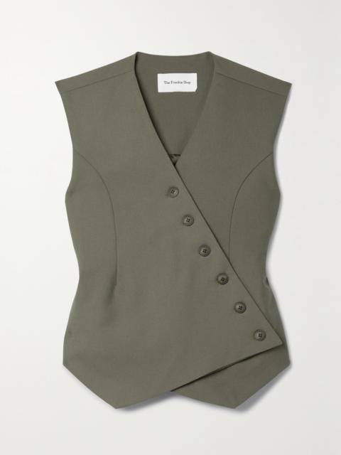 Maesa Asymmetric Woven Vest