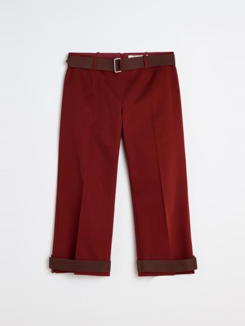Sporty Capri Profound Red Megatwist Twill