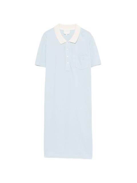 collared pocket polo dress