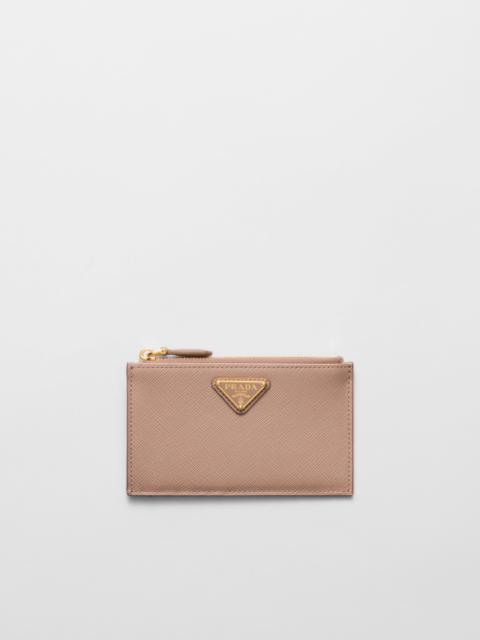 Saffiano leather card holder