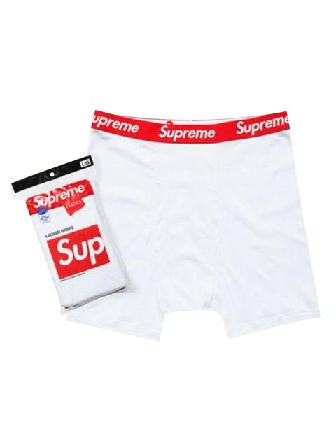 Supreme x Hanes Boxer Briefs (4 Pack) 'White'