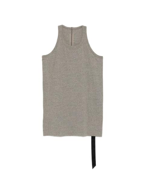 melange-effect tank top