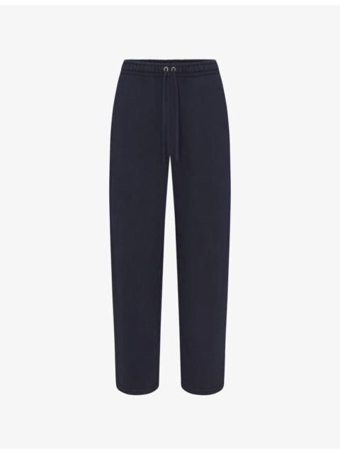 Heavy Fleece Straight-Leg Cotton-Jersey Jogging Bottoms