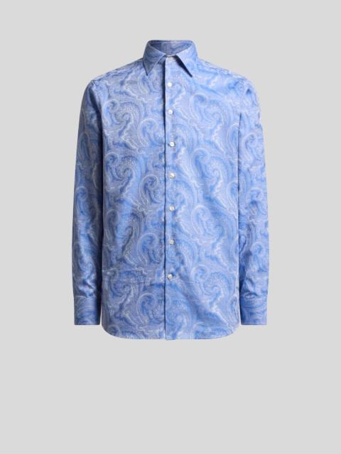 FLORAL COTTON JACQUARD SHIRT