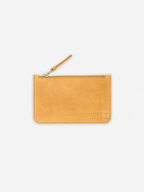 Zip Pouch - Natural Cowhide