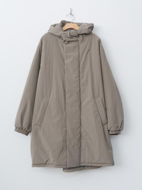 Oversized Padded Hoodie Coat - Taupe