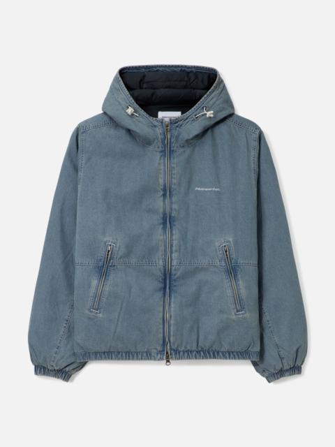 DENIM DOWN PUFFER JACKET