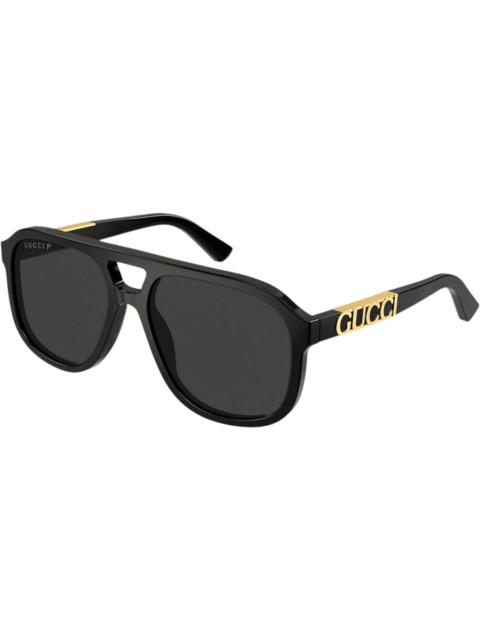 Gucci Aviator Sunglasses Black (GG1188S 001)