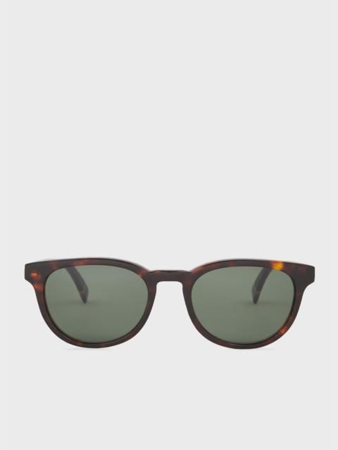 Dark Havana 'Macklin' Sunglasses