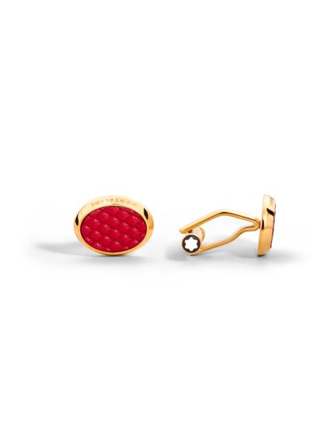 CUFFLINKS, MEISTERSTÜCK, RED LACQUER
