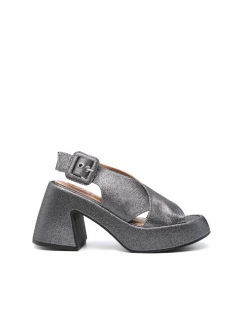 95mm glitter sandals