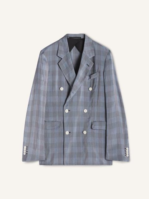DOUBLE-BREASTED JACKET IN VISCOSE