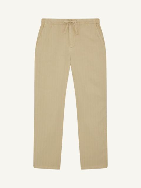 MENDES LINEN-BLEND TROUSERS