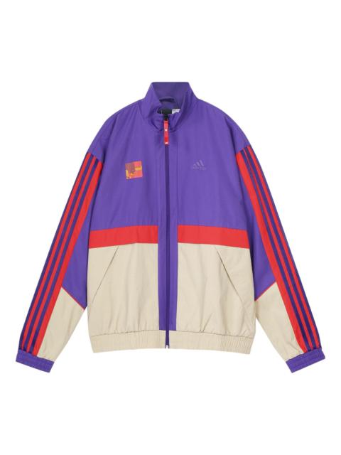 adidas CNY Jkt South New Year's Edition Sports Stand Collar Jacket Purple GP1824