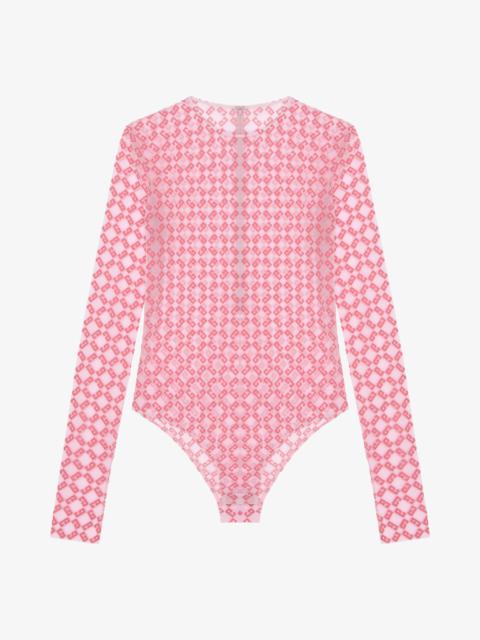 BODYSUIT IN MONOGRAM 72 TULLE