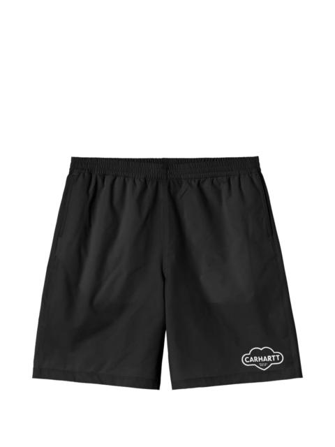 logo swim shorts