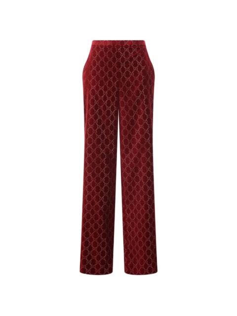 velvet trousers