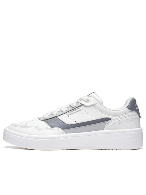 (WMNS) Li-Ning Qingyi Skate Shoes 'White Grey' AGCT402-4