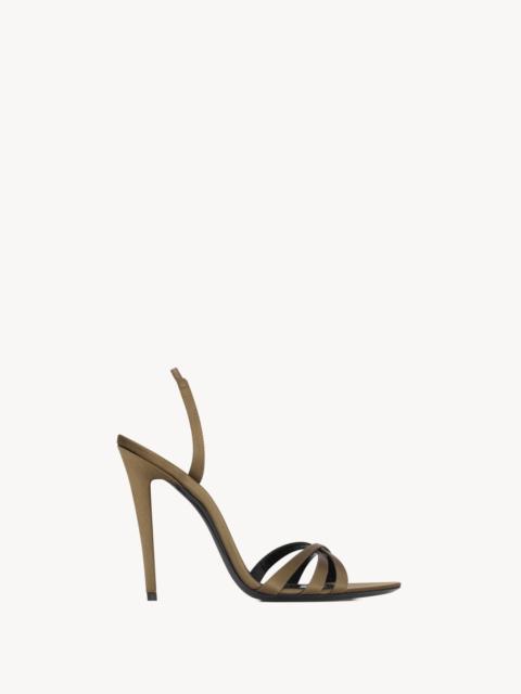 KATE SANDALS IN SATIN CREPE