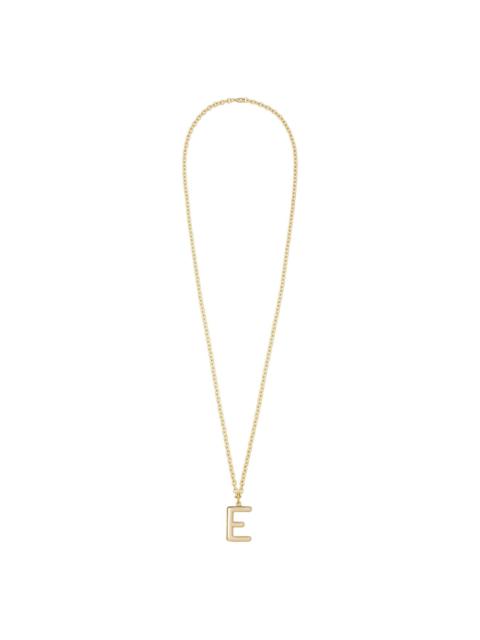 Big Puffy Initial necklace