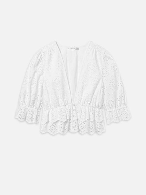 The Solstice Eyelet Blouse