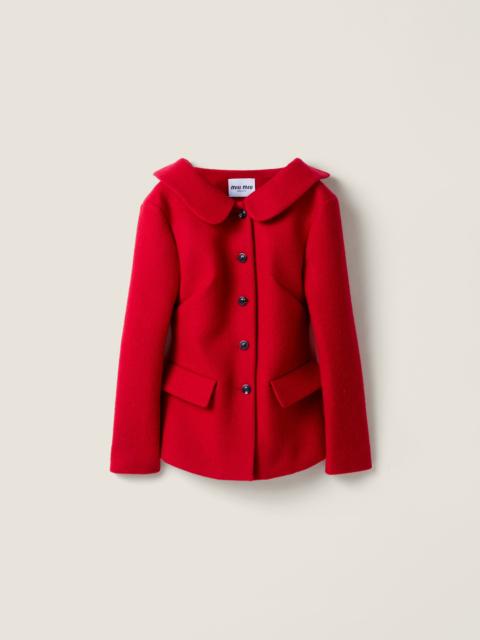 Mohair and wool jacket