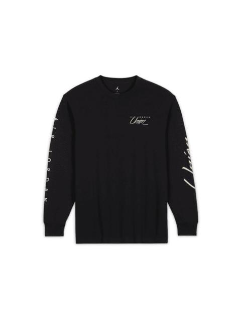 Jordan x Union MJ L/S Tee Black/Coconut Milk