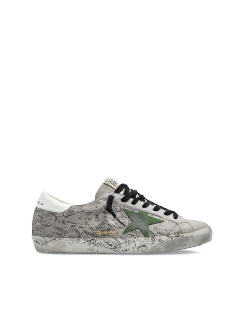 Super-Star stamp-print sneakers