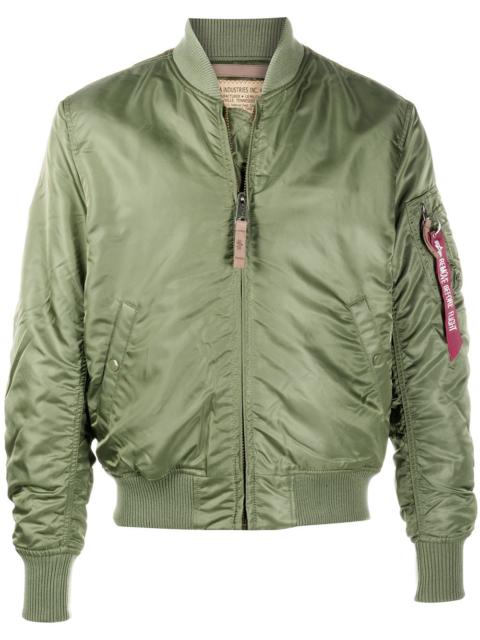 MA-1 rib-trimmed bomber jacket