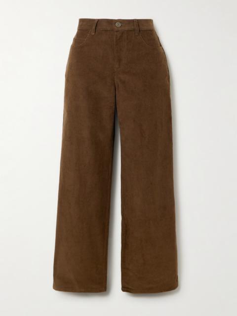 Vicence Cotton-corduroy Wide-leg Pants