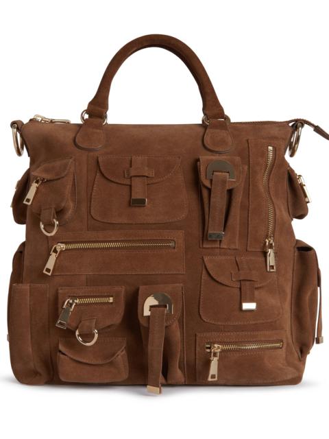 Leather Cargo Pocket Bag