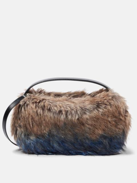 Sound Swipe leather shoulder bag