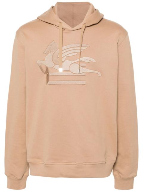 Pegaso-embroidered hoodie