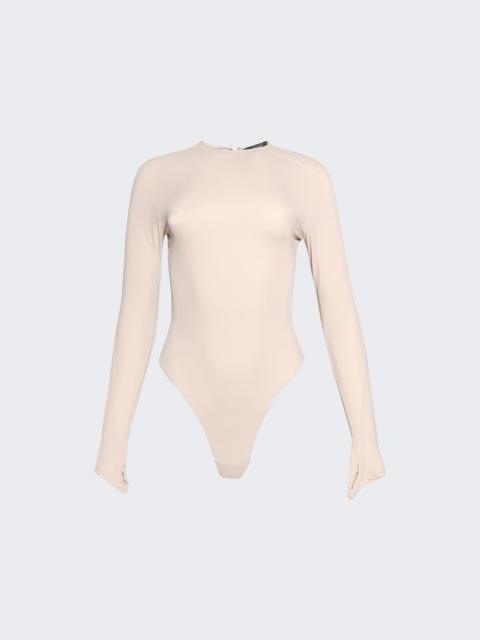 Shoulder Logo Bodysuit Cement