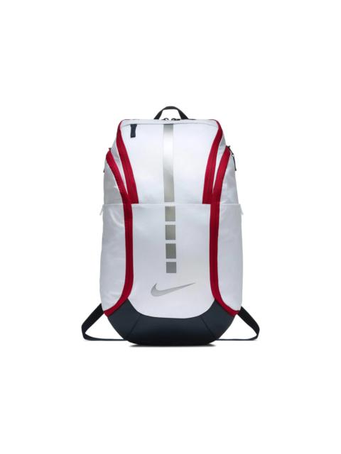 Nike Hoops Elite Hoops Pro Basketball Backpack White/Obsidian/Metallic Cool Grey