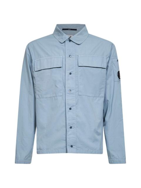 snap-button flap-pocket shirt