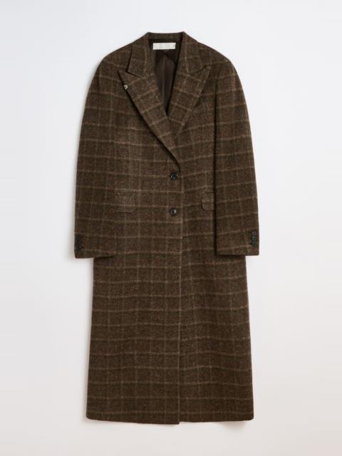 Manta Coat Dorf Check Boiled Alp Wool