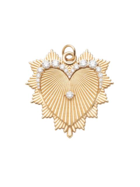 Graduated Diamond Heart Love Token