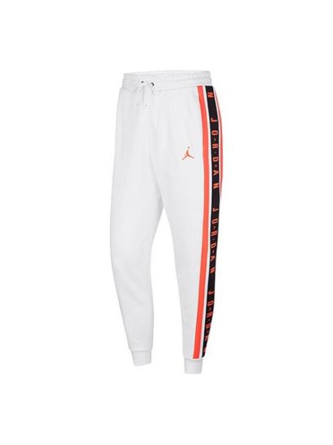 Men's Air Jordan Fleece Casual White Long Pants/Trousers DC9089-100