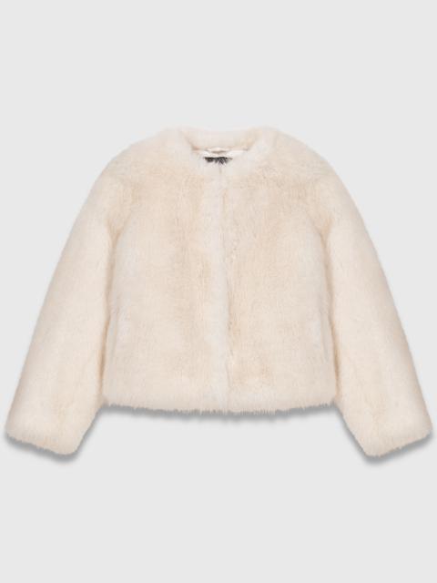 Short faux fur jacket