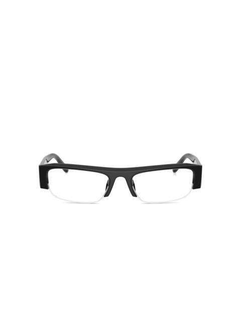 rectangle-frame glasses