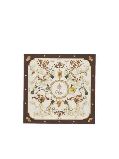 x Ritz Paris printed scarf