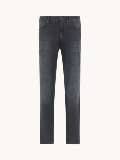 STRETCH DENIM JEANS IN ORGANIC COTTON