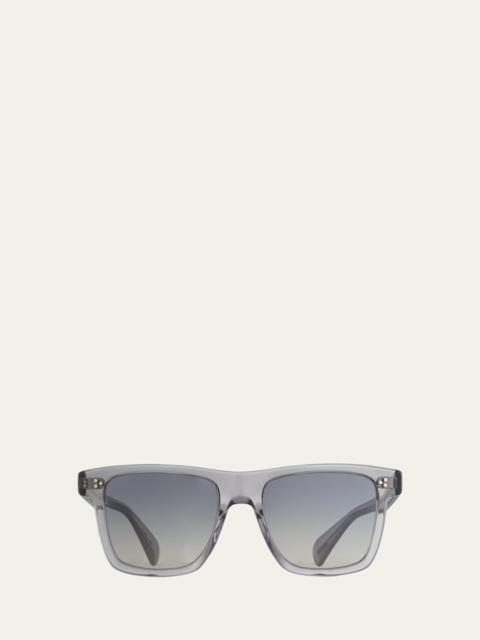 Men's Casian Gradient-Lens Rectangle Sunglasses
